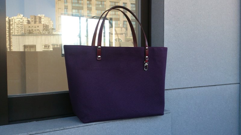 【布俗鬼】Candy Tote Bag-糖果托特（紫色） - 側背包/斜背包 - 其他材質 