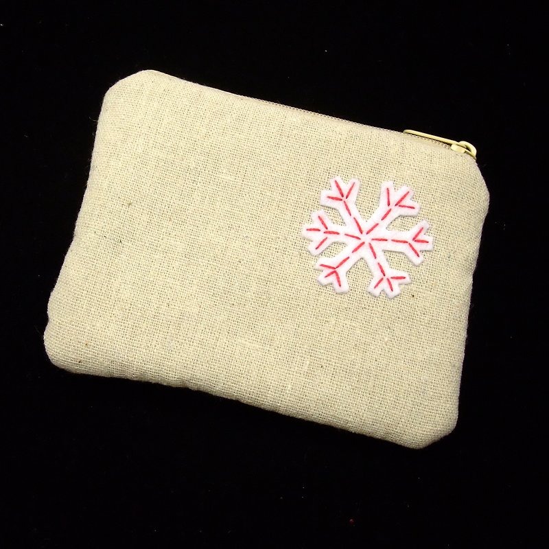 Zipper pouch / coin purse (padded) (ZS-152) - Coin Purses - Cotton & Hemp Khaki