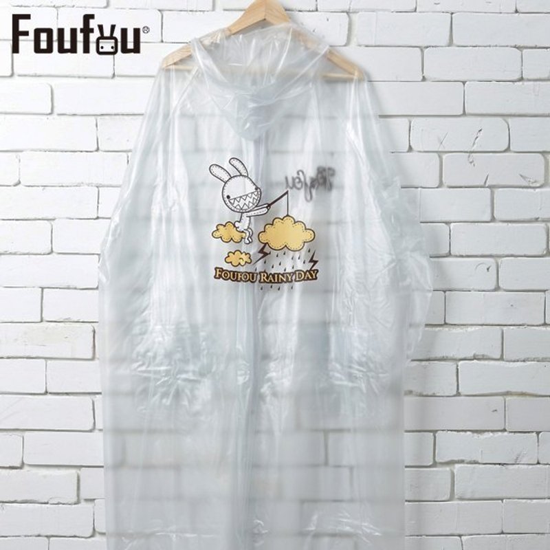 《Foufou》-Rainy Day-正面排扣式霧透-雨衣 - 其他 - 防水材質 