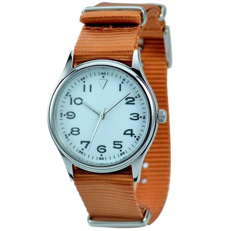 Casual Watch in Nylon Band - Men's & Unisex Watches - Other Metals White
