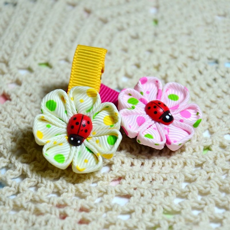 手縫い花シリーズ 和風小花 - スタイ - その他の素材 