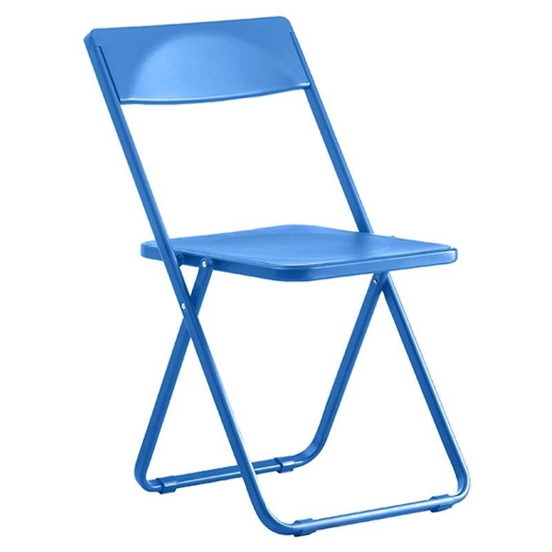 SLIM Commander Chair_Lightweight Folding Chair/Transparent Blue (The product is only delivered to Taiwan) - Chairs & Sofas - Plastic Blue