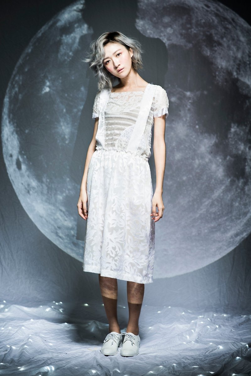 Moi non plus moonlight sundress - Skirts - Polyester White