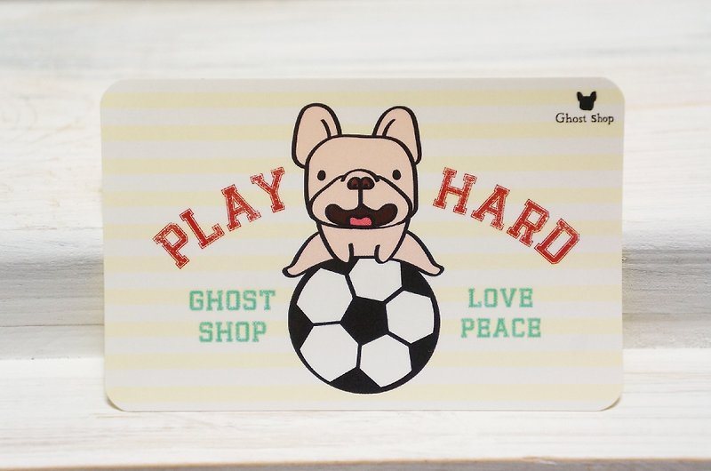 (sold out) leisure card stickers - football law - Stickers - Paper Yellow