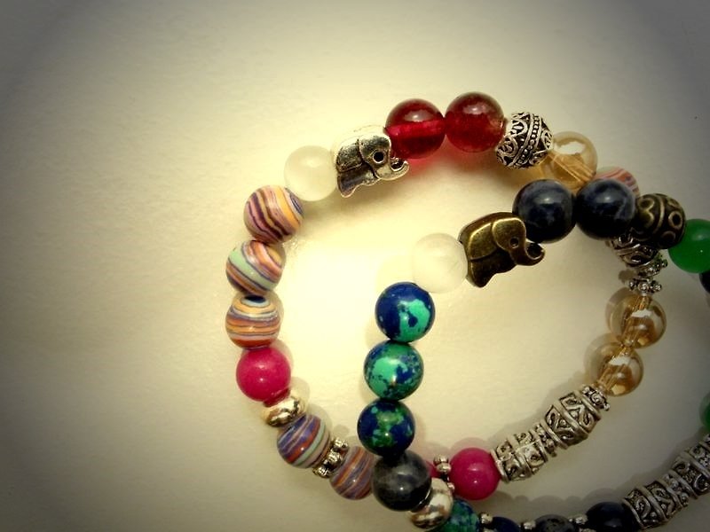 Ball Elephant child - Bracelets - Other Materials Multicolor
