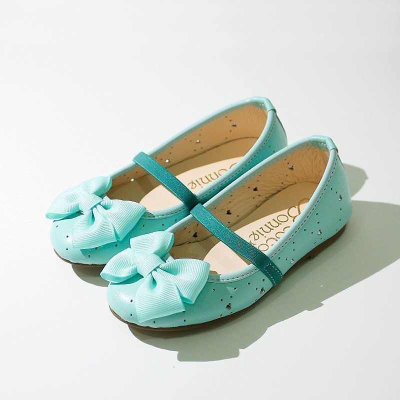 AliyBonnie (zero yards Specials) loving hug empty leather doll shoes - Green Lake 25 - Kids' Shoes - Genuine Leather Green