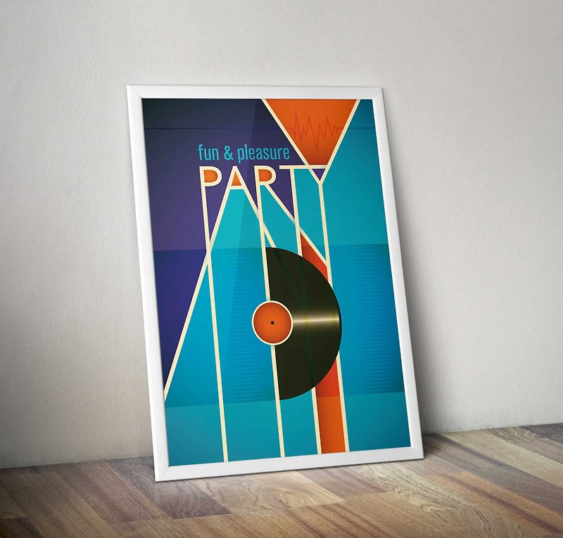 Music party #1 - Posters - Paper Purple