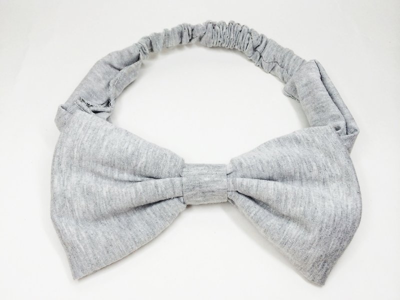 Fa with gray bow - Hair Accessories - Other Materials Gray
