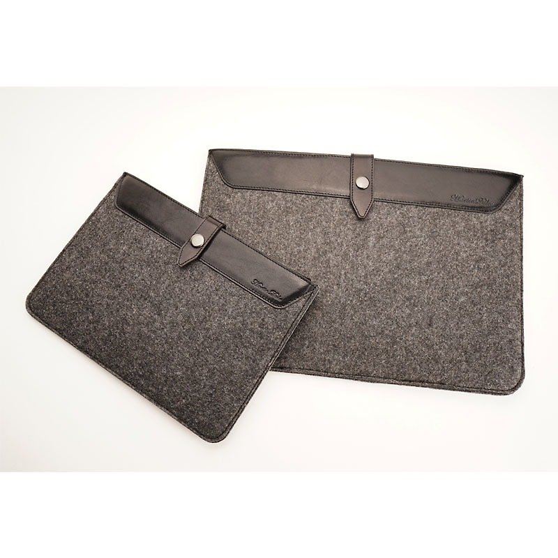Felt Tablet Pouch 13-inch - Tablet & Laptop Cases - Polyester Gray