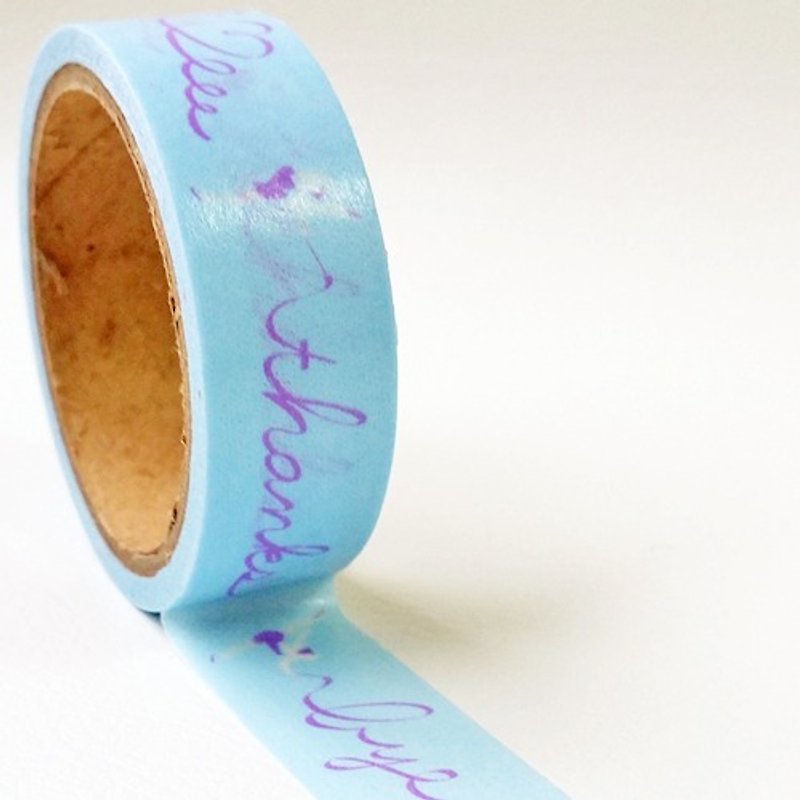Japan amifa and paper tape [gymnastics ribbon text - Blue (32284)] - มาสกิ้งเทป - กระดาษ สีน้ำเงิน