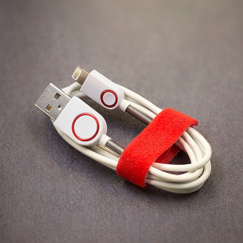 [利点] O2アップルMFI認定iPhoneライトニングトランスミッション充電ケーブル-ホワイト - 充電器・USBコード - プラスチック ホワイト
