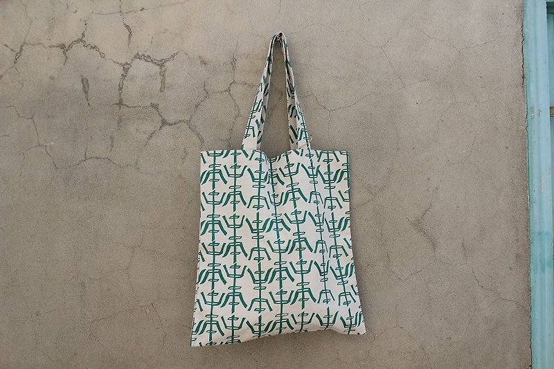 【ZhiZhiRen】厵| Boyfriend Bag-Yancheng Iron Window-Green - Messenger Bags & Sling Bags - Cotton & Hemp Green