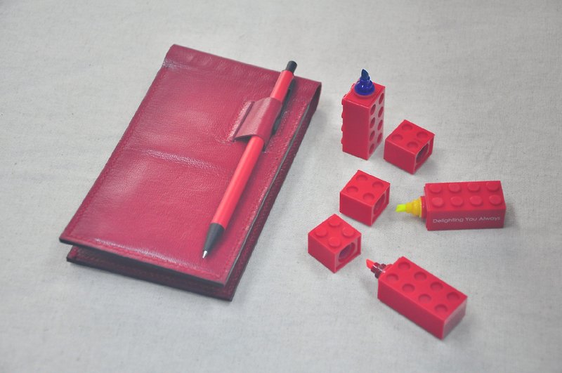 Travel language - Notebooks & Journals - Genuine Leather Red