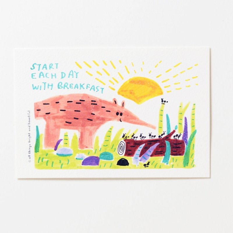 Anteater Postcard - Cards & Postcards - Paper Multicolor