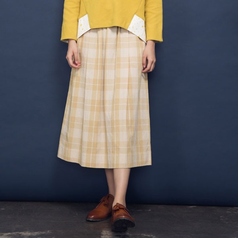 Kepler gifts tying seventh skirt - South Forest - Skirts - Other Materials Yellow