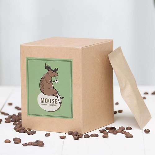 Moose咖啡烘焙 【MOOSE咖啡烘焙】北歐牛奶糖配方,咖啡掛耳包, 十入,兩盒免運