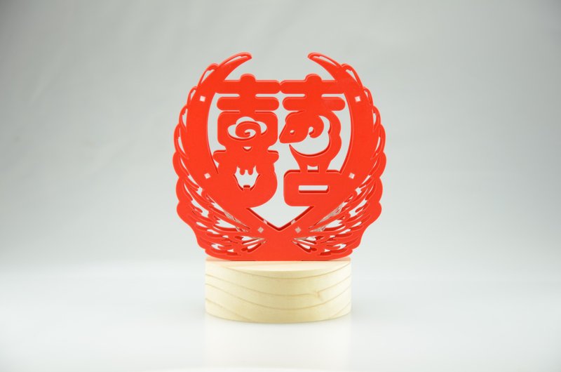 囍羊羊 - 燈具/燈飾 - 木頭 紅色