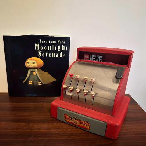 1940年代 アメリカアンティーク ブリキ製レジスター 親指トムのおもちゃ Cash Register