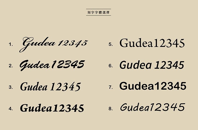 客製化雷射刻字 - 不單獨販售需搭配GUDEA作品訂製 - 其他 - 其他金屬 銀色