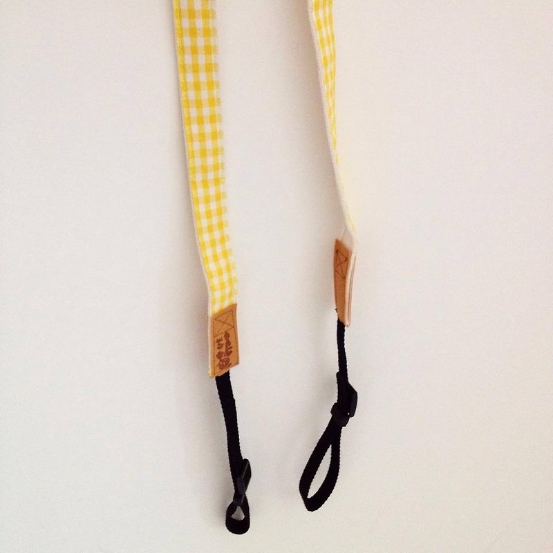 [Spot] Limited does not append a + La3nd HM - banana almond class single digit ribbon Strap - Camera String + - Cameras - Other Materials Yellow