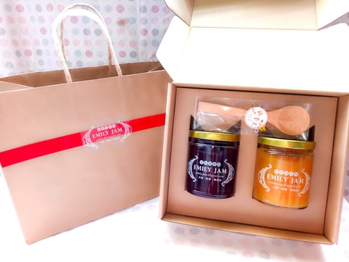 Emily Handmade Jam - Hermes Style Extreme Beauty - 2 Pack Jam Gift Box  (Including Packaging - Shop emily74023 Jams & Spreads - Pinkoi