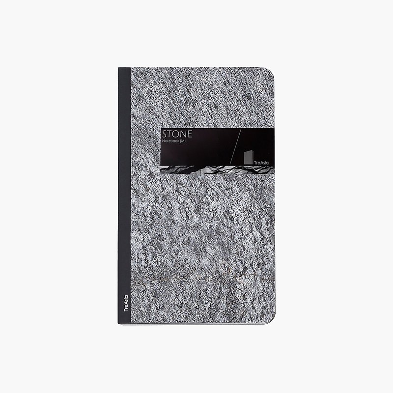 【TA+d】Stone Notebook_ S - Notebooks & Journals - Paper Black