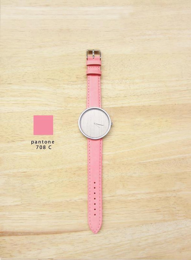 CLEAR Pantone pastel handmade watches Watch (unit price) - Women's Watches - Wood Multicolor