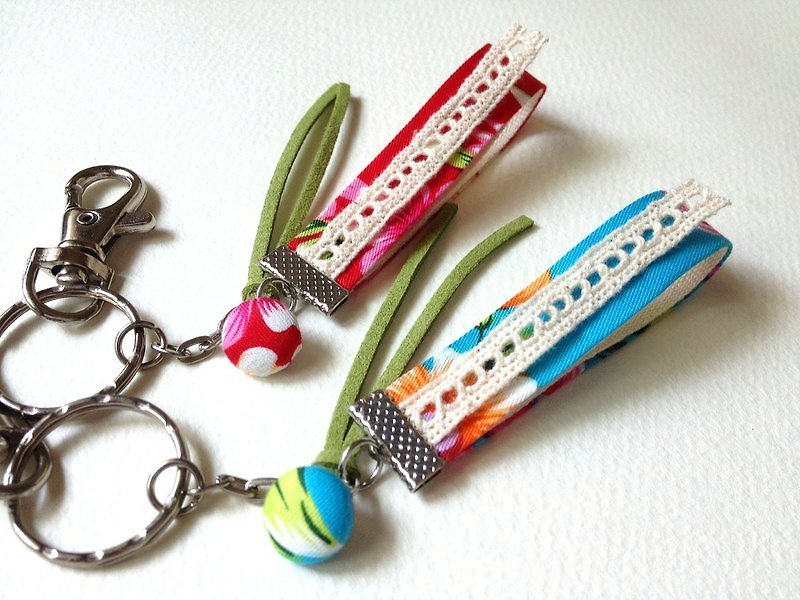hm2. Sets off the blue! Sets off the red key ring - Charms - Other Materials Blue