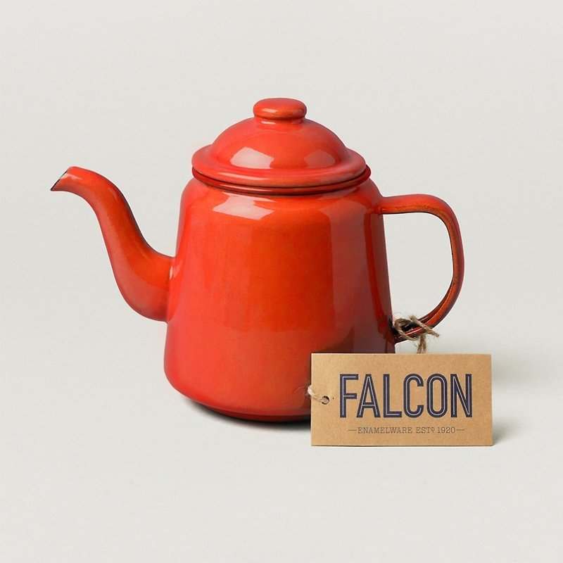 English afternoon tea pot - red | FALCON - ถ้วย - วัตถุเคลือบ สีแดง