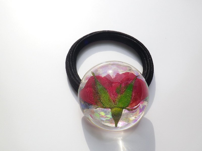 Anny's workshop Yahua handmade jewelry, hair ribbon jewelry Yahua (Rose) - เครื่องประดับผม - กระดาษ สีแดง