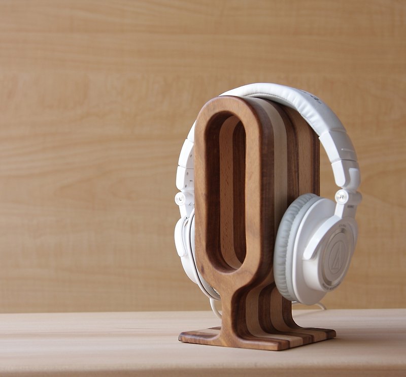 HO MOOD 動物系列—墨餘耳機座 - 耳機保護套/殼 - 木頭 咖啡色