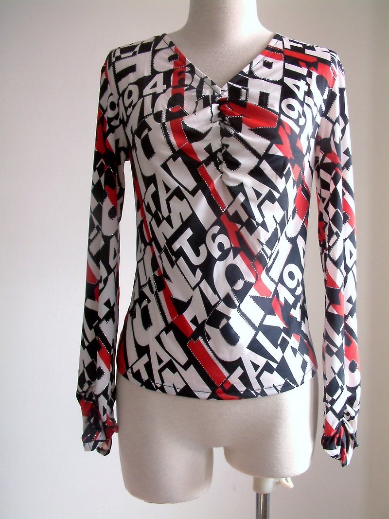 Number of child pop style jacket - Women's Tops - Other Materials Multicolor