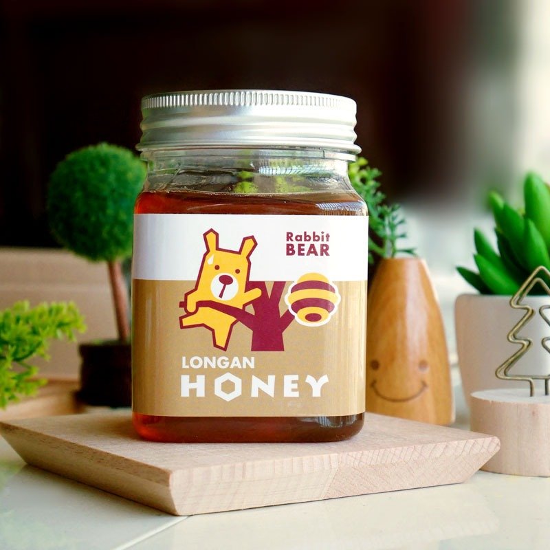 ★ Rabbit Bear ★ longan honey 280g - Honey & Brown Sugar - Fresh Ingredients Gold