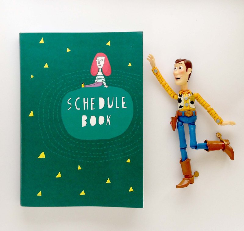 ✿Macaron TOE✿ Outer Space /Schedule Book - Notebooks & Journals - Paper Green