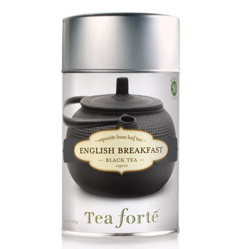 Tea Forte 罐裝茶系列 - 英式早餐茶 English Breakfast - 茶葉/漢方茶/水果茶 - 新鮮食材 