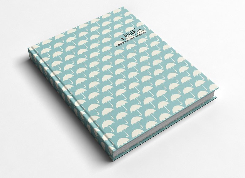 ☆ ° Rococo Strawberries WELKIN Handwork Handbook / Notebook / Handbook / Diary - Small Umbrella - สมุดบันทึก/สมุดปฏิทิน - กระดาษ สีดำ