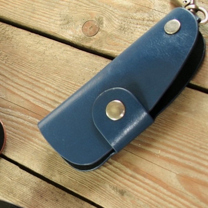 [Dogyball] "シンプルで実用的な"実用的なキーパッケージのファッション小さなネイビーブルーの値に近くなります - キーホルダー・キーケース - 合皮 