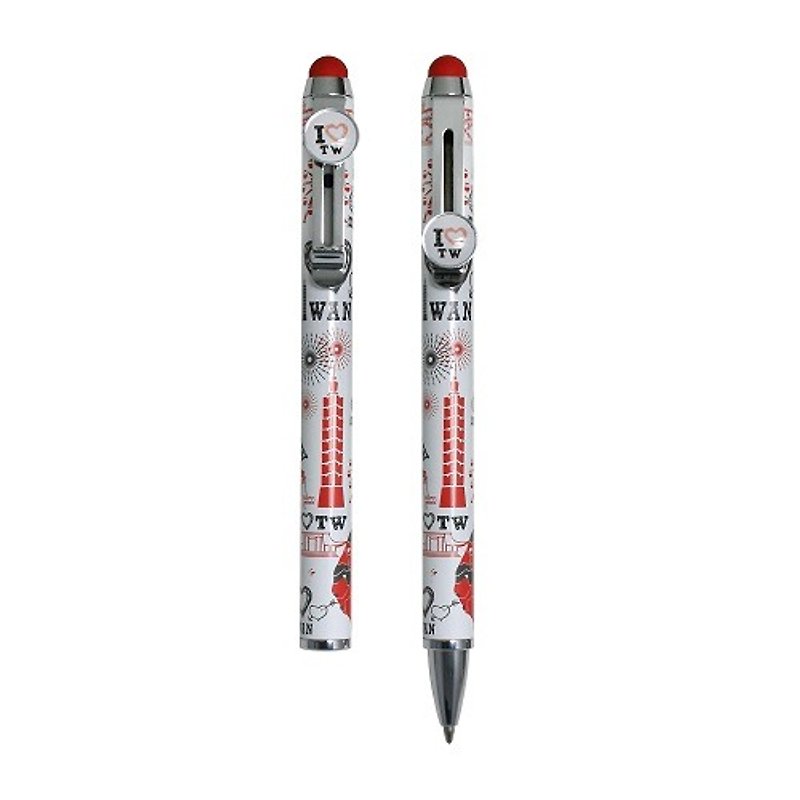 【IWI】I Love Taiwan touch pen-Red - Other - Other Metals Red