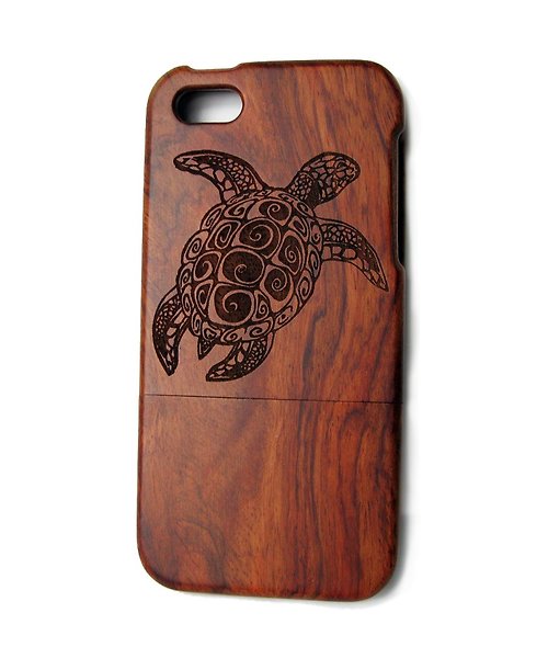 小木工房 客制實木iPhone三星手機殼,纯木手機殼,個性禮品, 小海龜