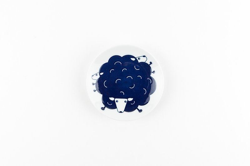 KIHARA lamb / bean dish - Small Plates & Saucers - Porcelain Blue