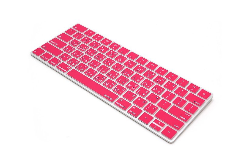 BEFINE Apple Keyboard special Chinese wireless keyboard protective film (8809402591060) - Tablet & Laptop Cases - Other Materials Pink