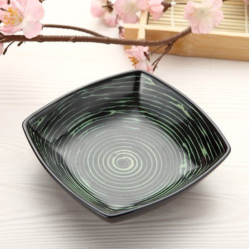 【Glaze】Small square salad bowl - Bowls - Other Materials 