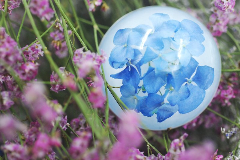 立體花紙鎮 | psychesholia - 擺飾/家飾品 - 塑膠 藍色