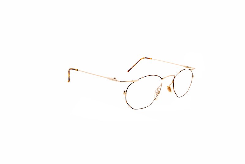 Luigi Batani LB 352 with plain light/degree lenses, antique glasses made in Italy in the 1980s - กรอบแว่นตา - วัสดุอื่นๆ สีนำ้ตาล