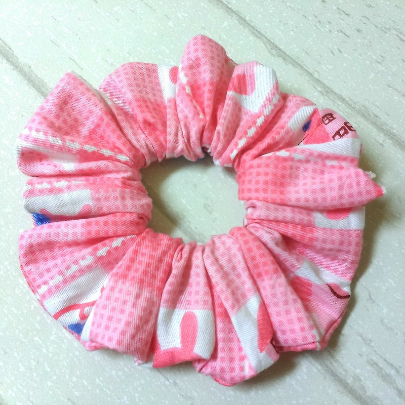 【童心】小小動物世界。手工甜甜圈髮束 / 大腸圈 - 髮夾/髮飾 - 其他材質 粉紅色