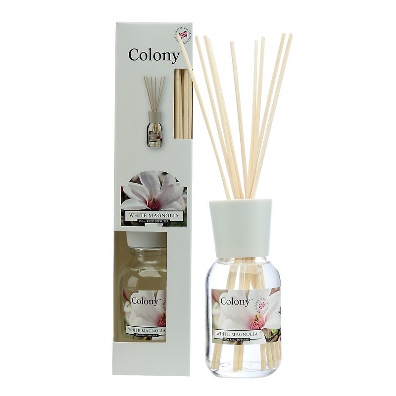 British fragrance Colony Series - Magnolia 120ml - Fragrances - Glass Pink