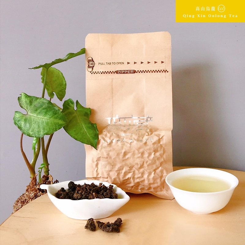 【Wu-Tsang-Tipical】 High mountain Oolong Tea - 100/600 gram.(loose tea) - ชา - วัสดุอื่นๆ สีทอง