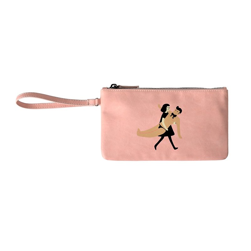 KIITOS intimate series debris bag - gift money - Toiletry Bags & Pouches - Genuine Leather Pink