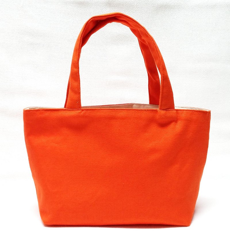 Small orange bag - กระเป๋าถือ - วัสดุอื่นๆ สีส้ม