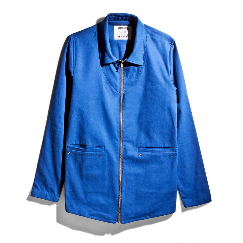 Lionel  / Coat  size L - Men's Coats & Jackets - Other Materials Blue